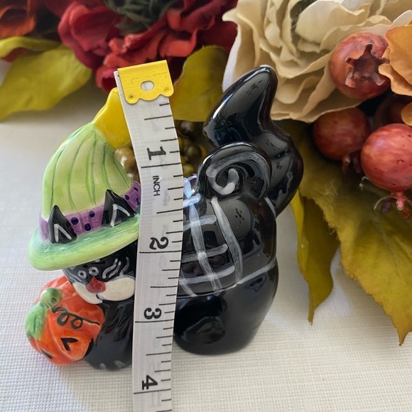 Ceramic Hand Painted Halloween Black Cat - Picture 6 of 6